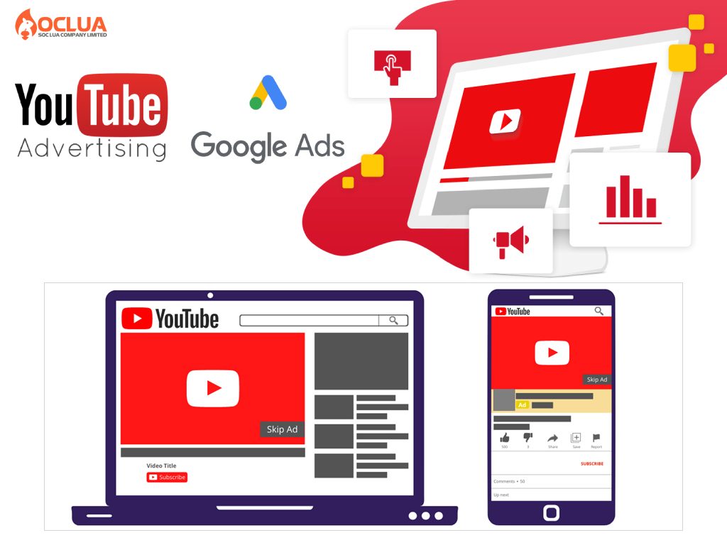 Dịch vụ chạy quảng cáo trên Youtube của SOC LUA