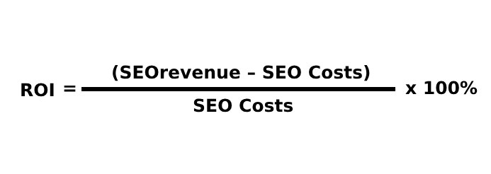 Формула расчета рентабельности инвестиций в SEO веб-сайта