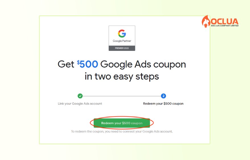 Hướng dẫn cách lấy mã khuyến mại Google Ads