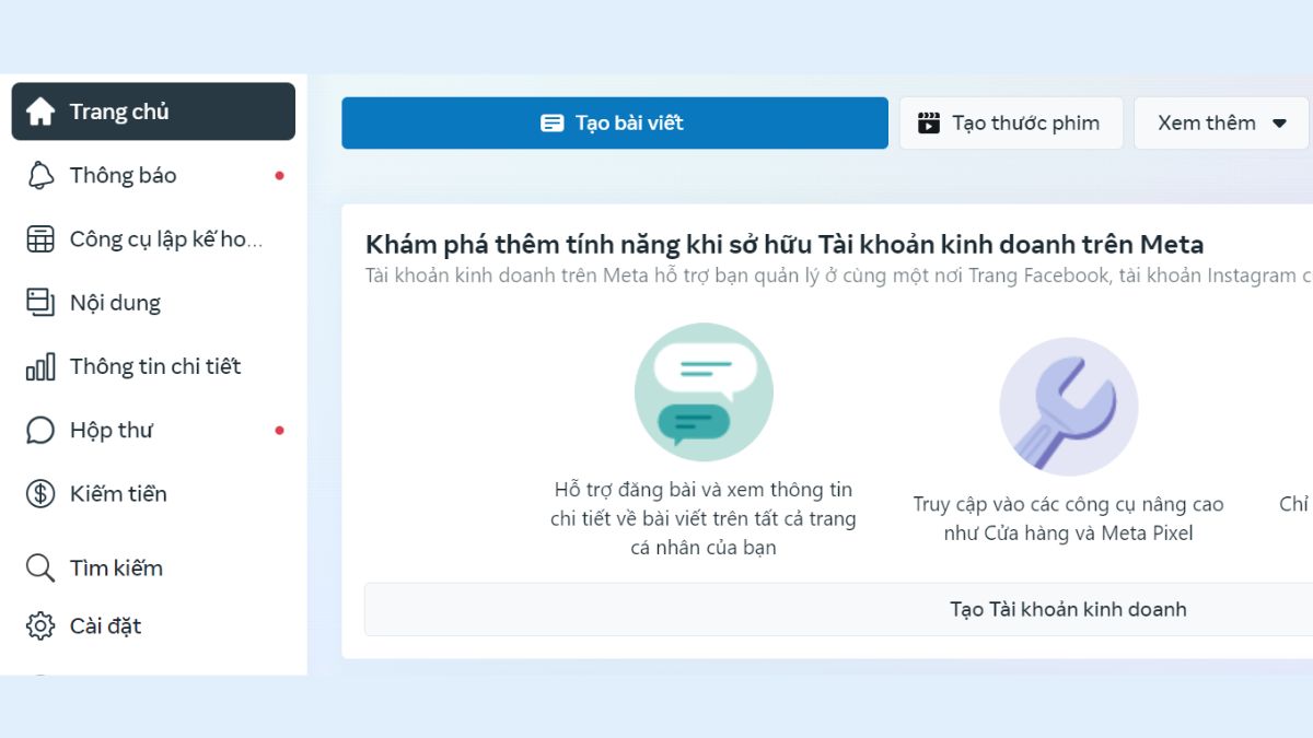 When does a Facebook business Page cost money?