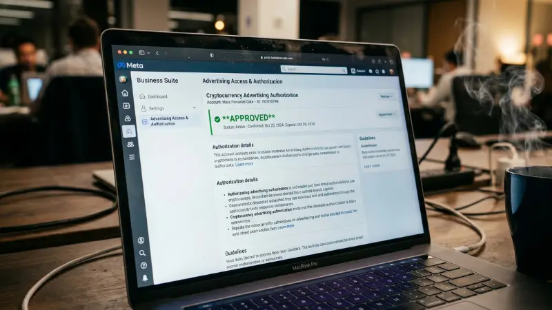 Facebook crypto ads